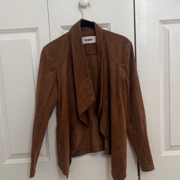 BB Dakota Jackets & Blazers - BB Dakota Women's Tan Suede Blazer